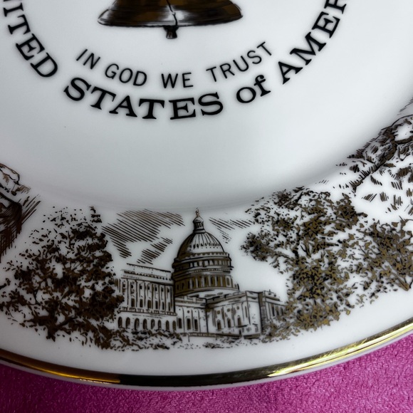 VINTAGE 1976 VILETTA U S BICENTENNIAL 1776 - 1976 PLATE United States of America - Picture 9 of 11